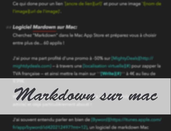 Logiciel markdown mac